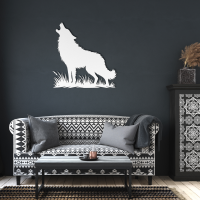 Moonlight Howling Wolf Wall Art - Image 6