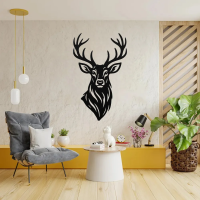 Mountain Deer Head Wall Art - Image 2
