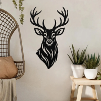 Mountain Deer Head Wall Art - Image 3