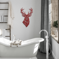 Mountain Deer Head Wall Art - Image 4