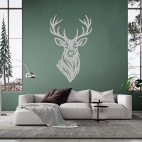 Mountain Deer Head Wall Art - Image 5