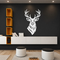Mountain Deer Head Wall Art - Image 4