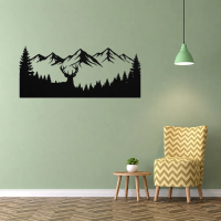 Mountain Deer Wilderness Art - Image 2
