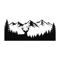 Mountain Deer Wilderness Art