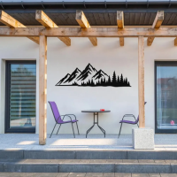 Mountain Horizon Metal Wall Art - Image 2