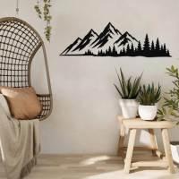 Mountain Horizon Metal Wall Art