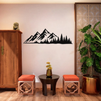 Mountain Horizon Metal Wall Art - Image 3