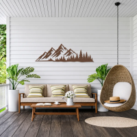 Mountain Horizon Metal Wall Art - Image 4