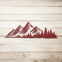 Mountain Horizon Metal Wall Art - Image 5