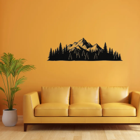 Mountain Range View Wall Art