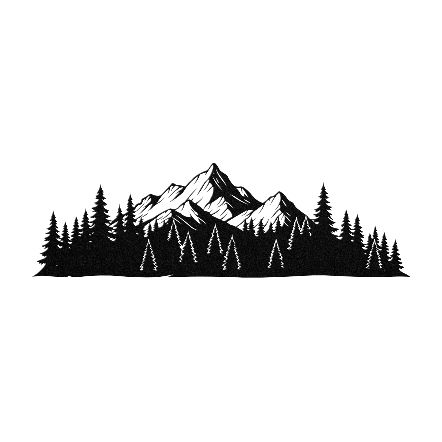 Mountain_Range_View_Wall_Art_Black_Transparent_Mockup-thumb.750x750.png Mountain Range View Wall Art - Image 1