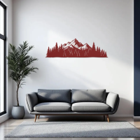 Mountain Range View Wall Art - Image 5