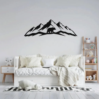 Mountain & Bear Wall Art - Image 2