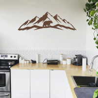 Mountain & Bear Wall Art - Image 4