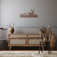 Mountain & Deer Wall Art - Image 8