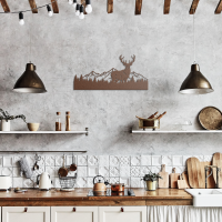 Mountain & Deer Wall Art - Image 7