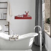 Mountain & Deer Wall Art - Image 4