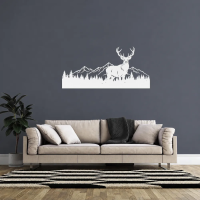 Mountain & Deer Wall Art - Image 7