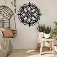 Mystic Bloom Mandala Wall Art - Image 2
