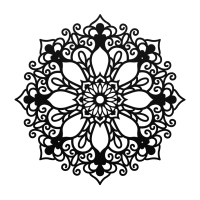 Mystic Bloom Mandala Wall Art