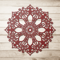 Mystic Bloom Mandala Wall Art - Image 5