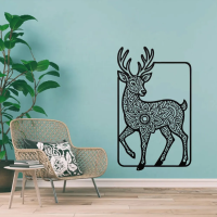 Mystic Forest Deer Metal Art - Image 2