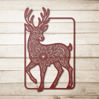 Mystic Forest Deer Metal Art - Image 5