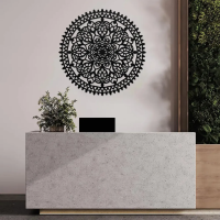 Mystic Sun Mandala Wall Art - Image 2