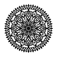 Mystic Sun Mandala Wall Art