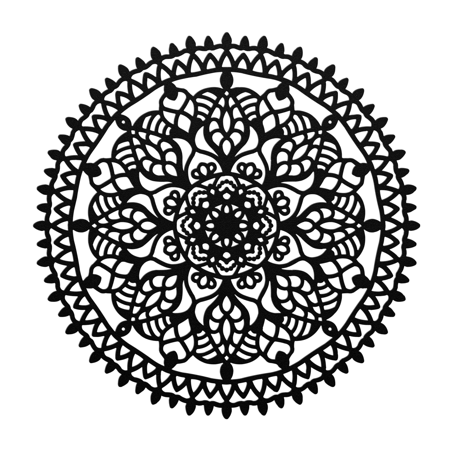 Mystic Sun Mandala Wall Art