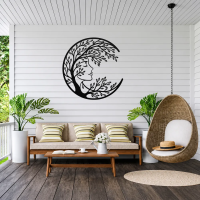 Mystic Woman Tree Face Wall Art - Image 3