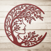 Mystic Woman Tree Face Wall Art - Image 5