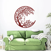 Mystic Woman Tree Face Wall Art - Image 5