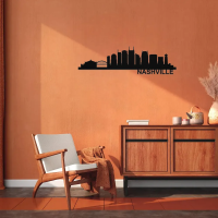 NASHVILLE Skyline - Metal Wall Art - Image 3