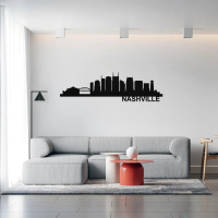NASHVILLE Skyline - Metal Wall Art - Image 2