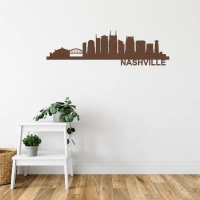 NASHVILLE Skyline - Metal Wall Art - Image 4