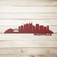 NASHVILLE Skyline - Metal Wall Art - Image 5
