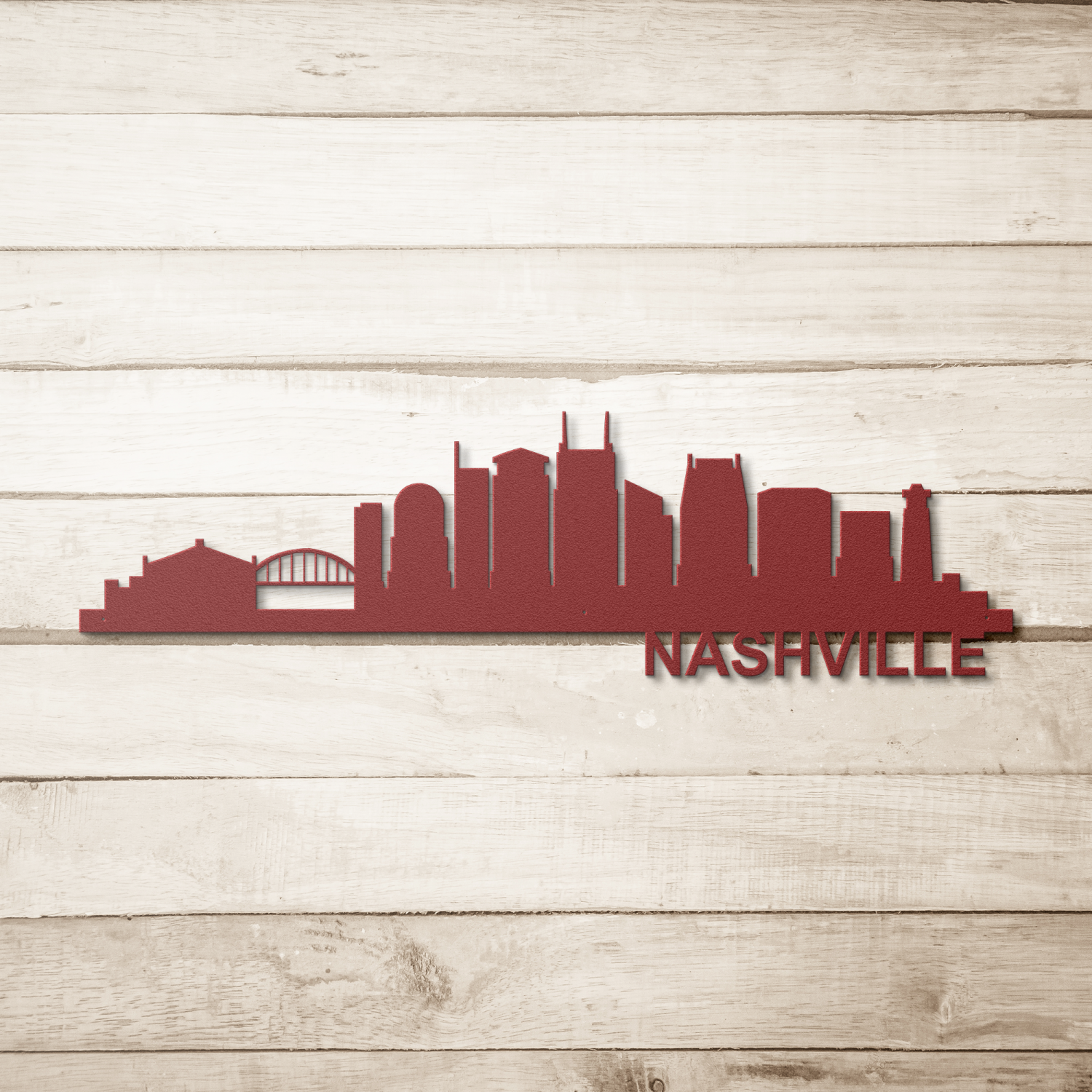 NASHVILLE Skyline - Metal Wall Art - Image 5