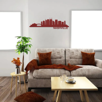 NASHVILLE Skyline - Metal Wall Art - Image 5