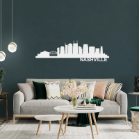 NASHVILLE Skyline - Metal Wall Art - Image 7