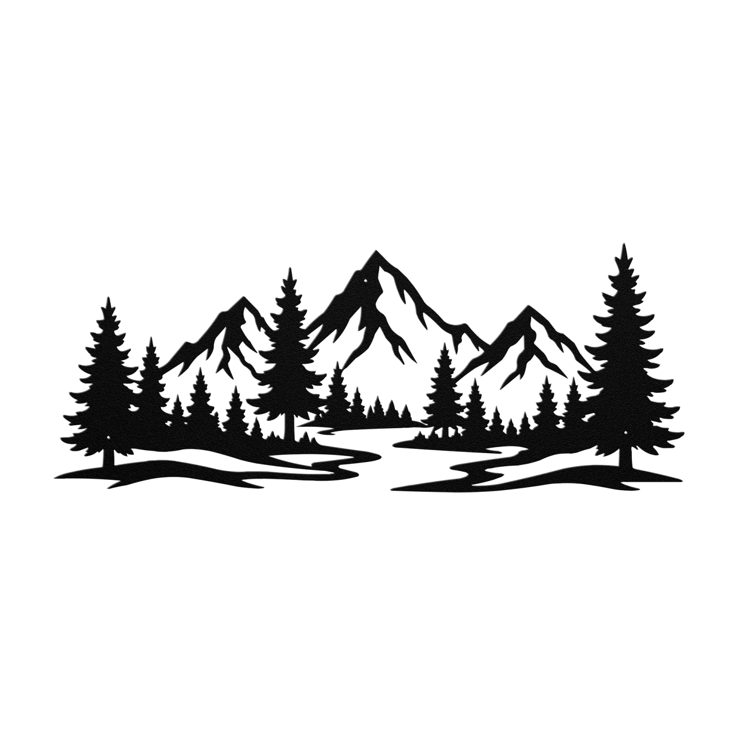 Nature Mountain Landscape Metal Art