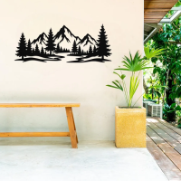 Nature Mountain Landscape Metal Art - Image 3