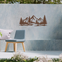 Nature Mountain Landscape Metal Art - Image 4