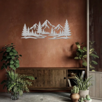 Nature Mountain Landscape Metal Art - Image 6