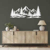 Nature Mountain Landscape Metal Art - Image 7