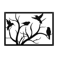 Nature’s Melody Bird Branch Art