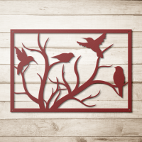 Nature’s Melody Bird Branch Art - Image 5