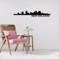 New Orleans Skyline - Metal Wall Art