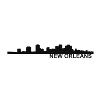 New Orleans Skyline - Metal Wall Art