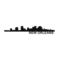 New Orleans Skyline - Metal Wall Art
